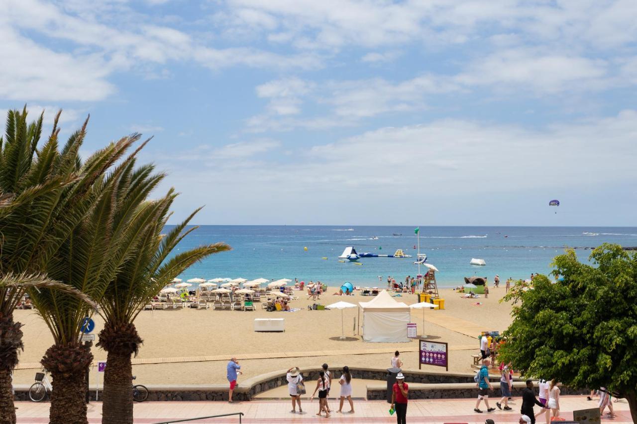 Apartamento En Primera Linea De Playa Con Aire Acondicionado Арона Екстер'єр фото